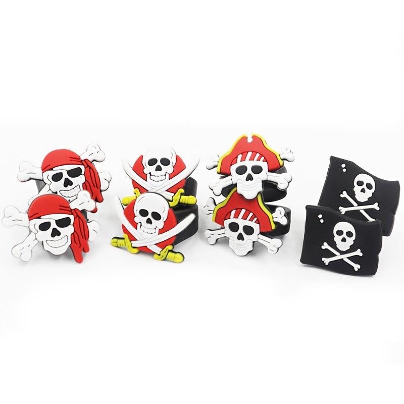 8pcs Pirate Rubber Ring Party Decorations DIY Finger Toys