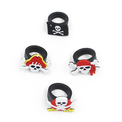 8pcs Pirate Rubber Ring Party Decorations DIY Finger Toys