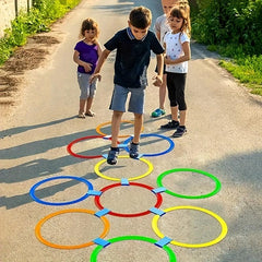 Jumping Plaid Game - Balance & Agility Toy - Outdoor Party Activity