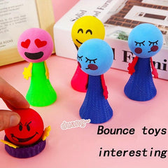 20pcs Jump Elf Decompression Doll Toy Jumping Man Little Man Jump Man Toy