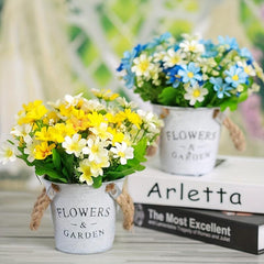 Artificial Daisy Flowers Real Touch Arrangement