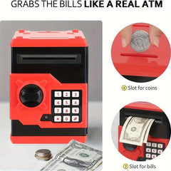 Mini ATM Little Pig Bank ATM Children's Gift Electronic Code Little Pig Bank