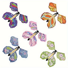 2pcs Creative Flying Butterfly Magic Tools Novelty Toys