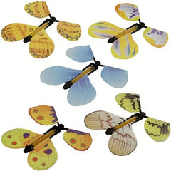2pcs Creative Flying Butterfly Magic Tools Novelty Toys