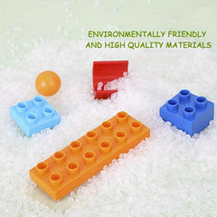 Pellet Building Blocks DIY Educational Toys Dinosaur Slide Assembly