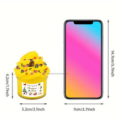 Christmas Butter Slime Kit Stress Relief Toy Soft Party Favors DIY Slime