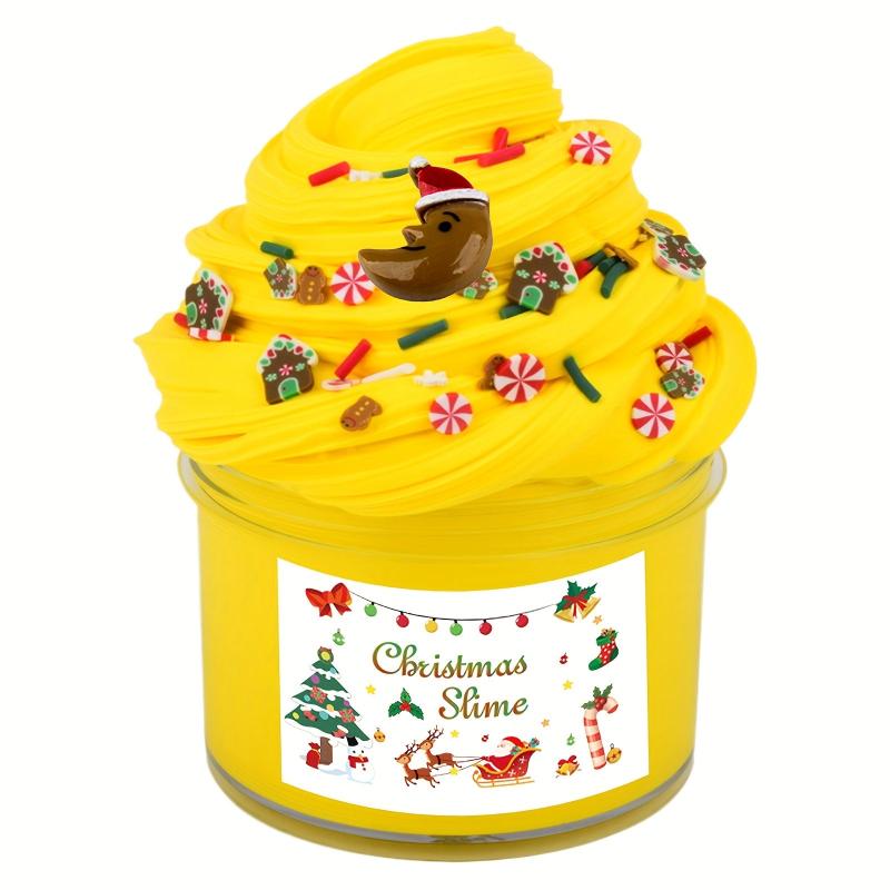 Christmas Butter Slime Kit Stress Relief Toy Soft Party Favors DIY Slime