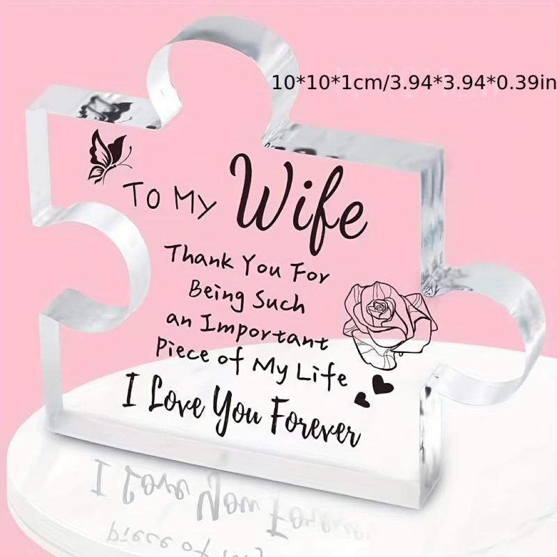 Irregular Family Home Desktop Decoration Puzzle
