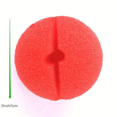 3pcs Clown Noses Red Circus Halloween Ball Funny Dress Up
