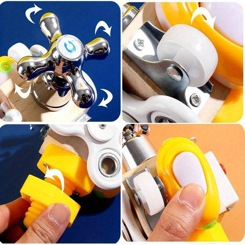 Kids Busy Cube Board Educational Toys Hand Grasping Ability Training