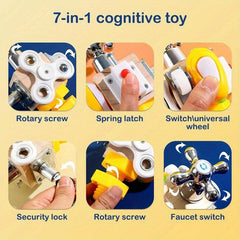Kids Busy Cube Board Educational Toys Hand Grasping Ability Training