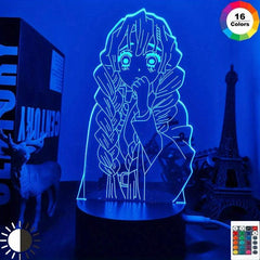 3D Anime LED Night Light for Bedroom Decoration, Manga Room Decor