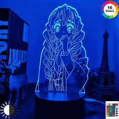 3D Anime LED Night Light for Bedroom Decoration, Manga Room Decor