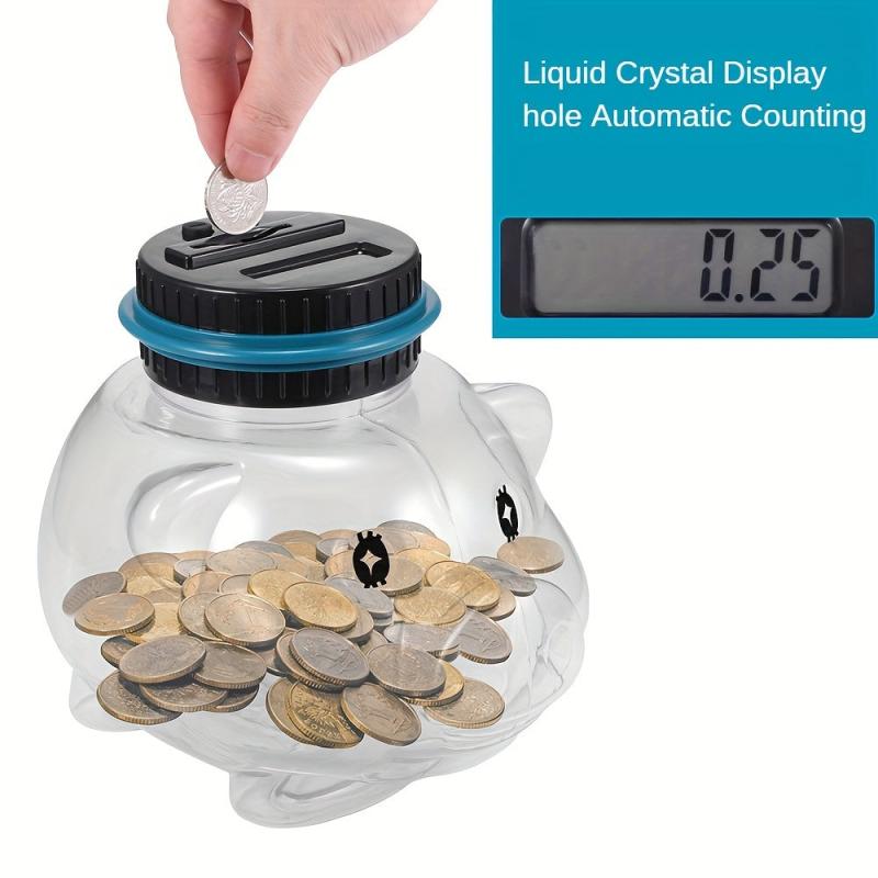 Automatic LCD Display Digital Piggy Bank Large Capacity Coin Bank