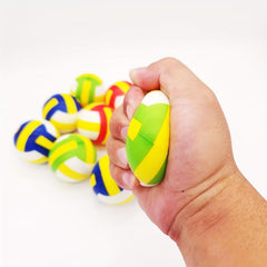 12pcs Mini Volleyball Toy Stretchy Decompression Creative Toy