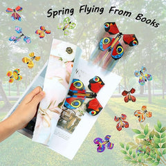 10pcs Flying Butterfly Surprise Boxes, Rubber Band Powered Fairy Toys
