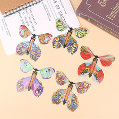 10 Pcs Magic Wind Up Flying Butterfly Surprise Box Explosion Box