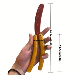Dog Butterfly Decompression Toy Hot Dog Wheat Door Toy Spinner Training