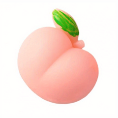 Peach Elastic Decompression Cell Phone Case Finger Toy