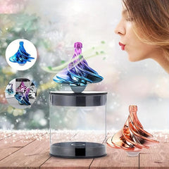 Wind Powered Gyro Anti Gravity Toy For Desk Decompression - 9 Colors