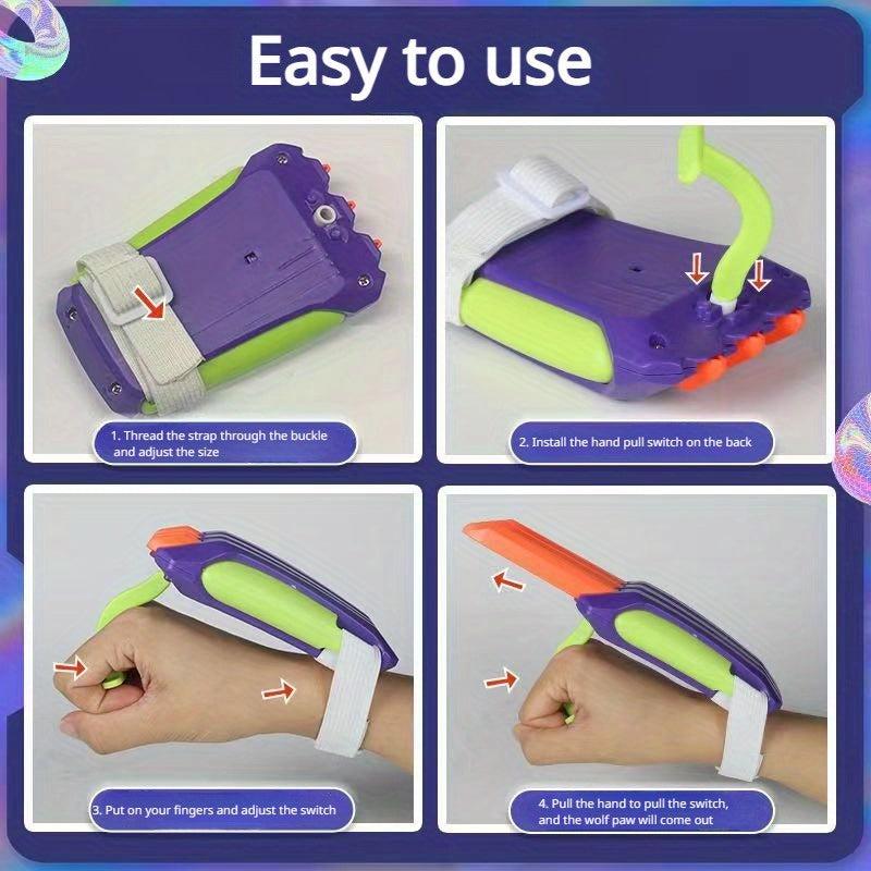 Wolf Claw Retractable Toy Radish Fork Christmas Birthday Gift