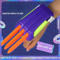 Wolf Claw Retractable Toy Radish Fork Christmas Birthday Gift