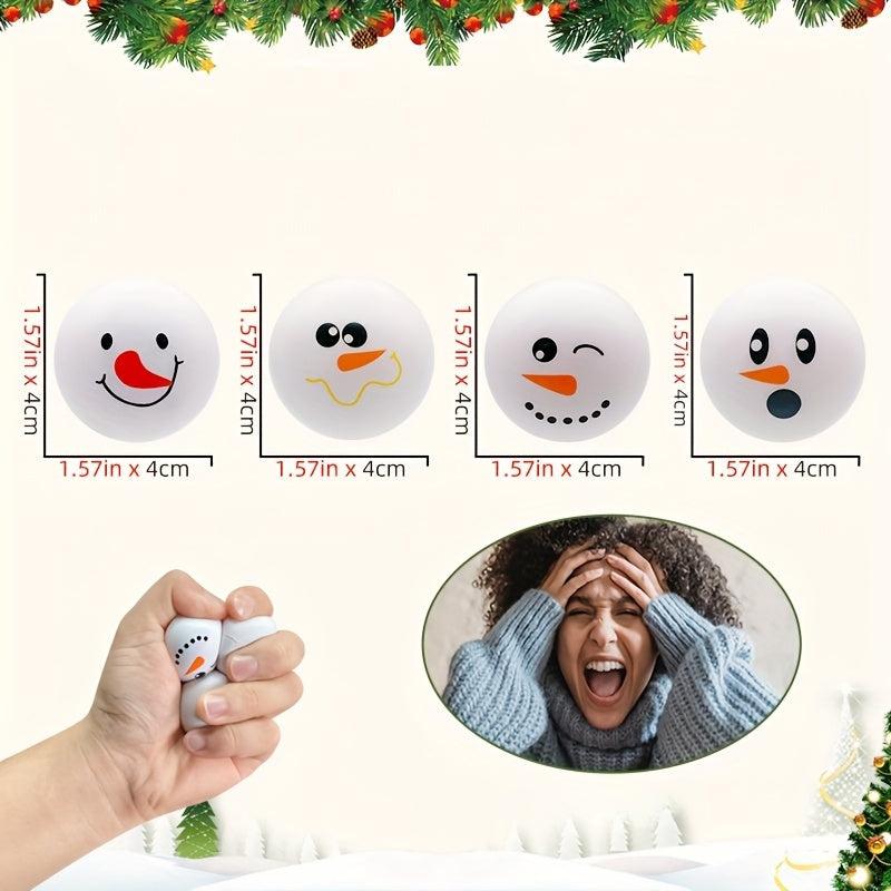 Christmas Snow Globe Squeeze Holiday Party Gift Toy