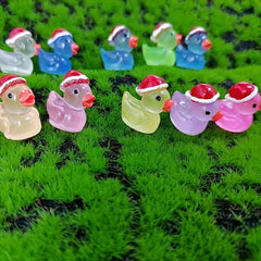 Glow in the Dark Christmas 3D Duckling Headdress Hair DIY Material Kit