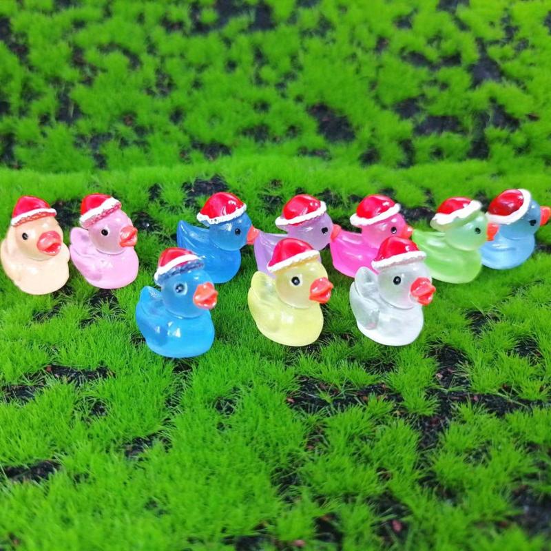Glow in the Dark Christmas 3D Duckling Headdress Hair DIY Material Kit