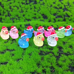 Glow in the Dark Christmas 3D Duckling Headdress Hair DIY Material Kit