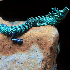 62inch 3D Printed Dragon Fish Tank Ornament Model Home Office Decoration