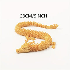 62inch 3D Printed Dragon Fish Tank Ornament Model Home Office Decoration