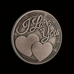 Love And Clover Lucky Coins Valentine I Love You