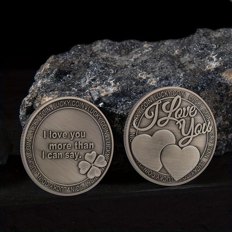 Love And Clover Lucky Coins Valentine I Love You