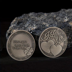 Love And Clover Lucky Coins Valentine I Love You