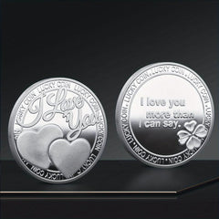 Love And Clover Lucky Coins Valentine I Love You