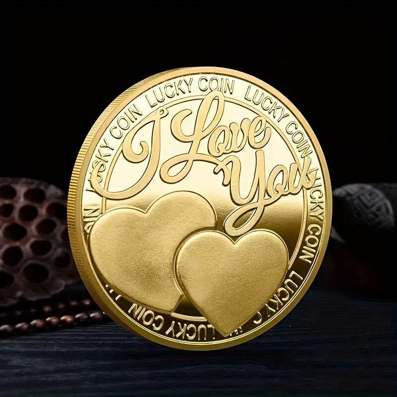 Love And Clover Lucky Coins Valentine I Love You