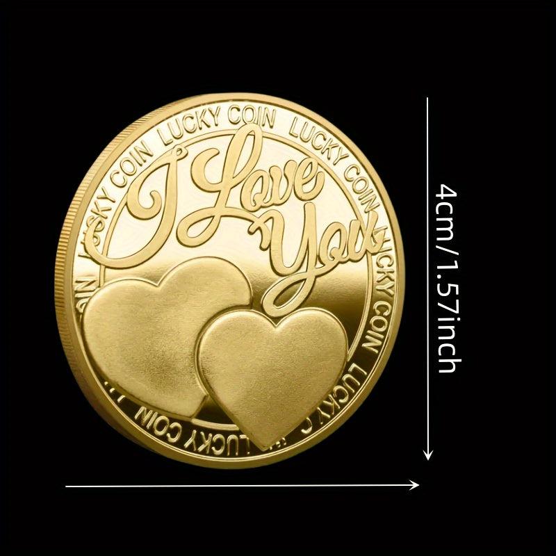 Love And Clover Lucky Coins Valentine I Love You