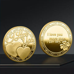 Love And Clover Lucky Coins Valentine I Love You