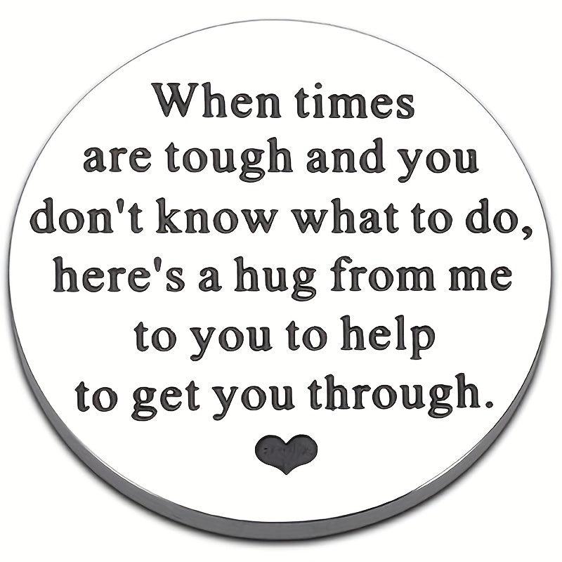 Get Well Soon Pocket Hug Token | Stress Relief | Inspirational Gift for Him Her