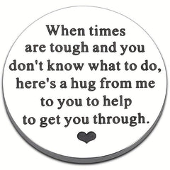 Get Well Soon Pocket Hug Token | Stress Relief | Inspirational Gift for Him Her