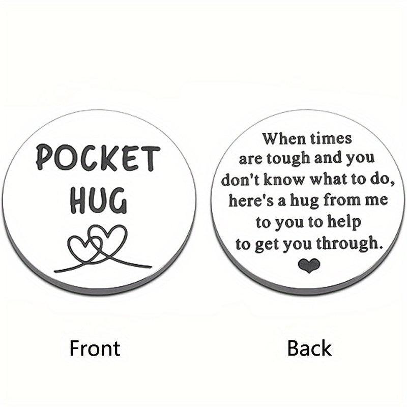Get Well Soon Pocket Hug Token | Stress Relief | Inspirational Gift for Him Her