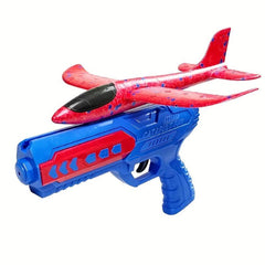 Kids Airplane Launcher Toy Foam Launch Aircraft Fun Outdoor Flying Toy