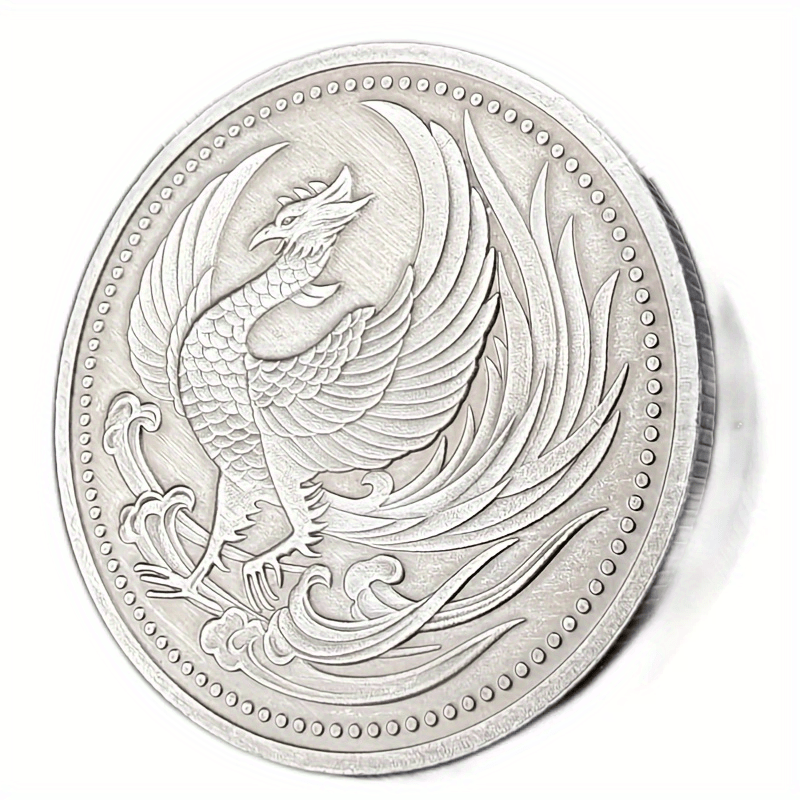 Wish Coin Phoenix Totem Souvenir Gift Collection