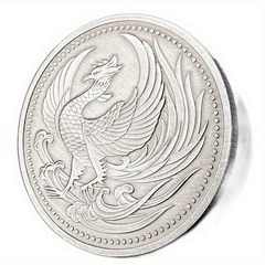 Wish Coin Phoenix Totem Souvenir Gift Collection