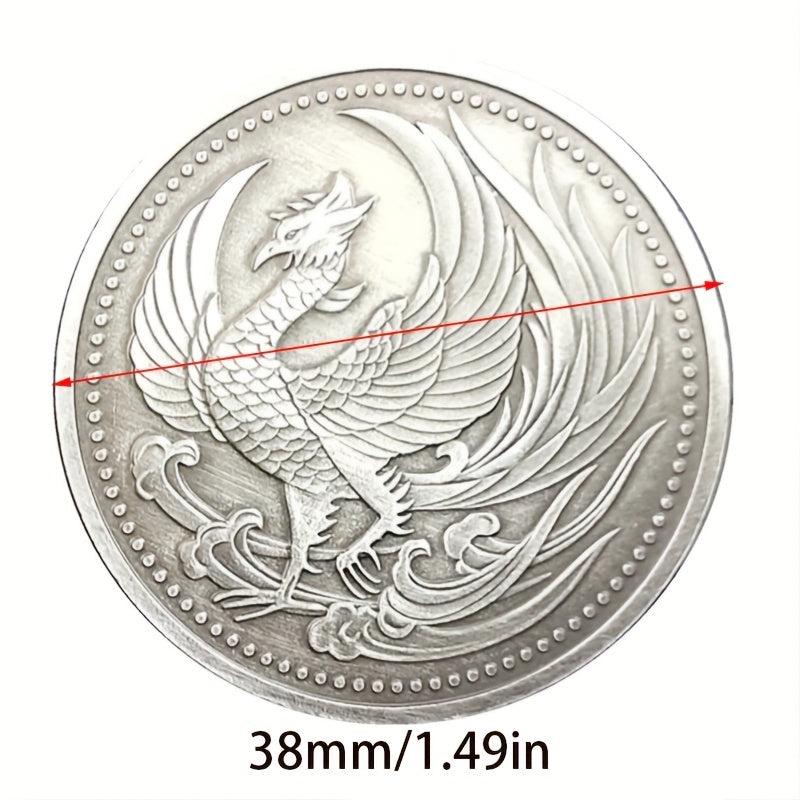 Wish Coin Phoenix Totem Souvenir Gift Collection