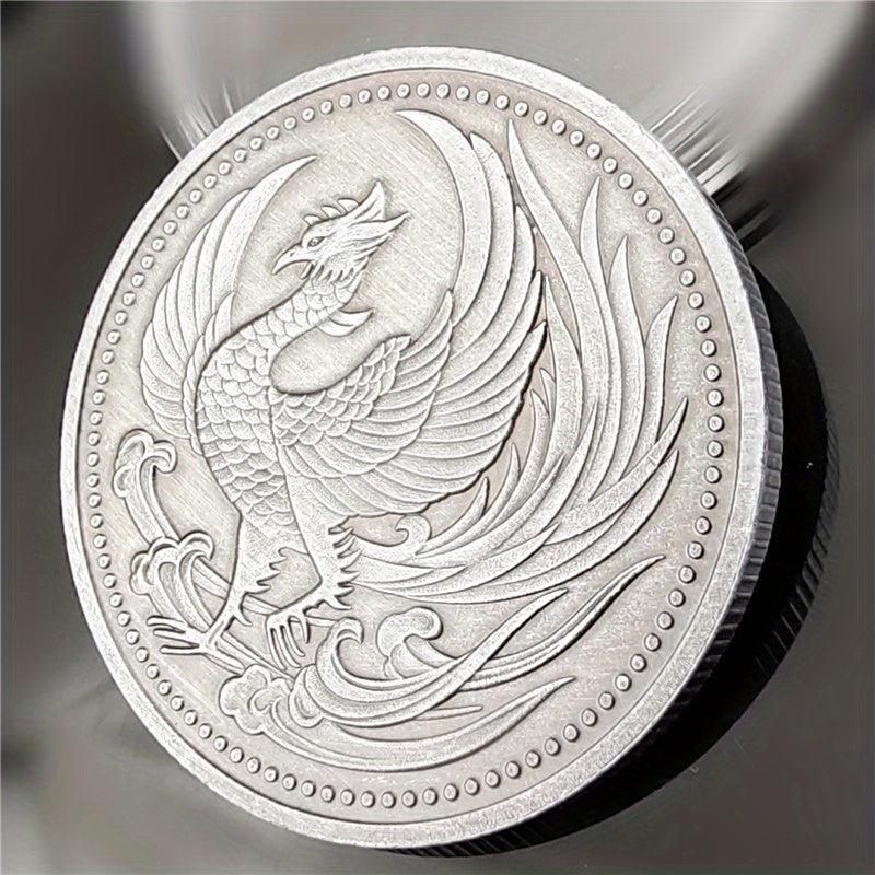 Wish Coin Phoenix Totem Souvenir Gift Collection
