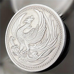 Wish Coin Phoenix Totem Souvenir Gift Collection
