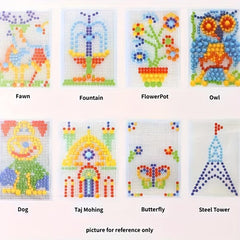 296-Piece DIY Mosaic Puzzle Building Blocks Set