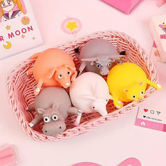 Soft Rubber Animal Inflatable Ball Toy, Blowing Fun for Kids